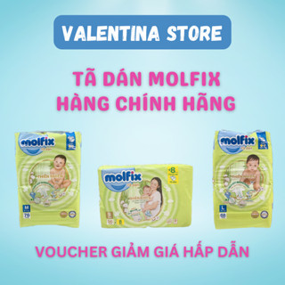  Bỉm  Tã dán molfix thiên nhiên Size S  M  L  XL  XXL 