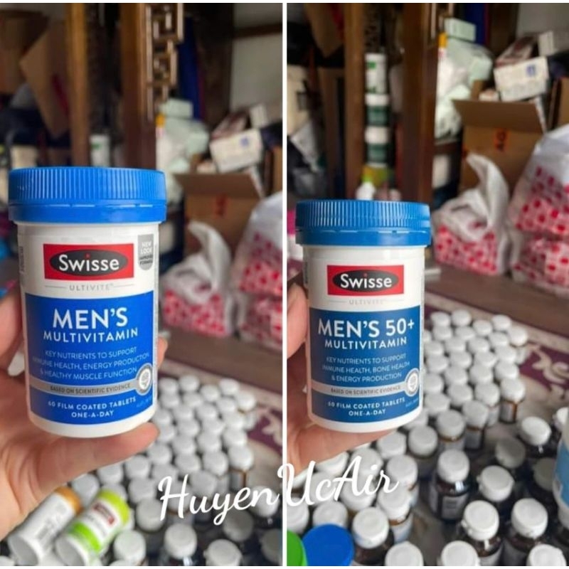 Swisse Men Multivitamin 60 viên vitamin tổng hợp Nam