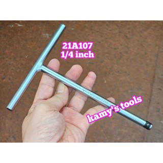Cần tuýp chữ T Kingtony lỗ 1/4 inch model 21A107 dài 175mm