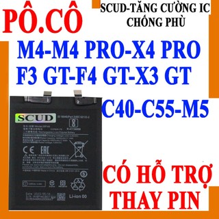 Pin Scud cho Xiaomi Poco M4 Pro/C40/X4 Pro/F3 GT/M4/M5/C55/F4 GT/X3 GT