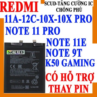 Pin Scud cho Xiaomi Redmi Note 11 Pro/10X Pro/10X/Note 11E/12C/11A/K50 Gaming/Note 9T