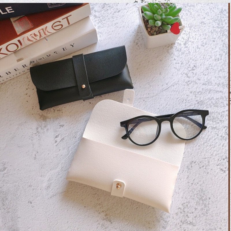 Túi Đựng Mắt Kính Ladoll Bằng Da Mềm Phong Cách Retro Cho Nữ/ Nam K01