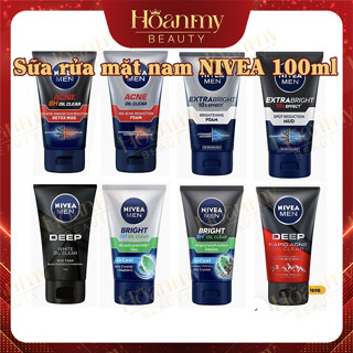 Sữa rửa mặt Nivea Men dành cho nam Sáng Da | Ngừa Mụn | Sạch Sâu | Mát Lạnh | Sảng Khoái | Sạch Nhờn