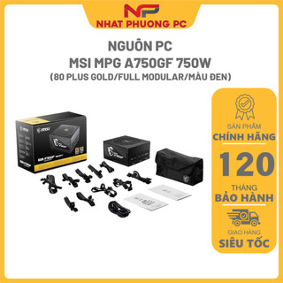 Nguồn máy tính msi mpg a750gf 750w full tụ nhật bh 10 năm