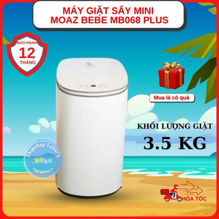 Máy giặt sấy mini 3.5kg moaz bebe moaz bébé mb068 plus bảo hành chính hãng 12 tháng