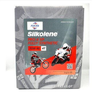 Nhớt fuchs silkolene pro 4 10w40 xp 4t can 4l