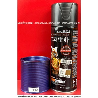 65/1143-sơn xịt samurai màu xanh tím