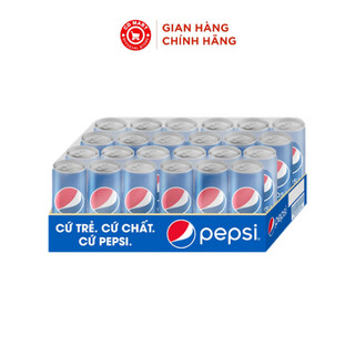 Thùng 24 lon nước ngọt pepsi 320ml