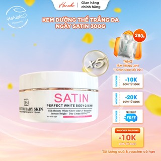 [COMBO] 5 Hộp Kem Dưỡng Thể Trắng Da Satin Doctor Baby Skin