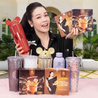 Cà phê nấm Linh chi -Đông Trùng Hạ Thảo Laura Coffee Hộp -Laura Nhật Kim Anh