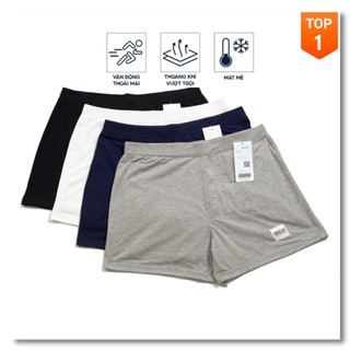 Quần đùi nam mặc nhà hàng VNXK Vinstore, quần đùi ngủ chất vải cotton co giãn mềm thoáng 6-1MJ