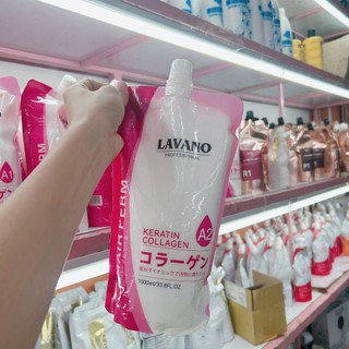 Kem duỗi uốn bóng tóc, thơm Lavano 1000ml