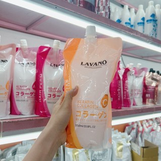 Kem duỗi uốn bóng tóc, thơm Lavano 1000ml