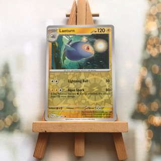 Thẻ hình Pokemon Lanturn 021/091 - Lá bài lẻ Uncommon Reverse Holo tiếng Anh