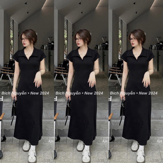 Váy maxi cổ đức