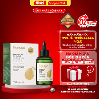 Nước Dưỡng Tóc Tinh Dầu Bưởi Cocoon Giảm Gãy Rụng Và Làm Mềm Tóc (140ml)
