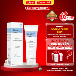 Kem nẻ Dexeryl Creme dưỡng ẩm và làm mềm da chính hãng Pháp 250g hỗ trợ giảm chàm sữa cho bé