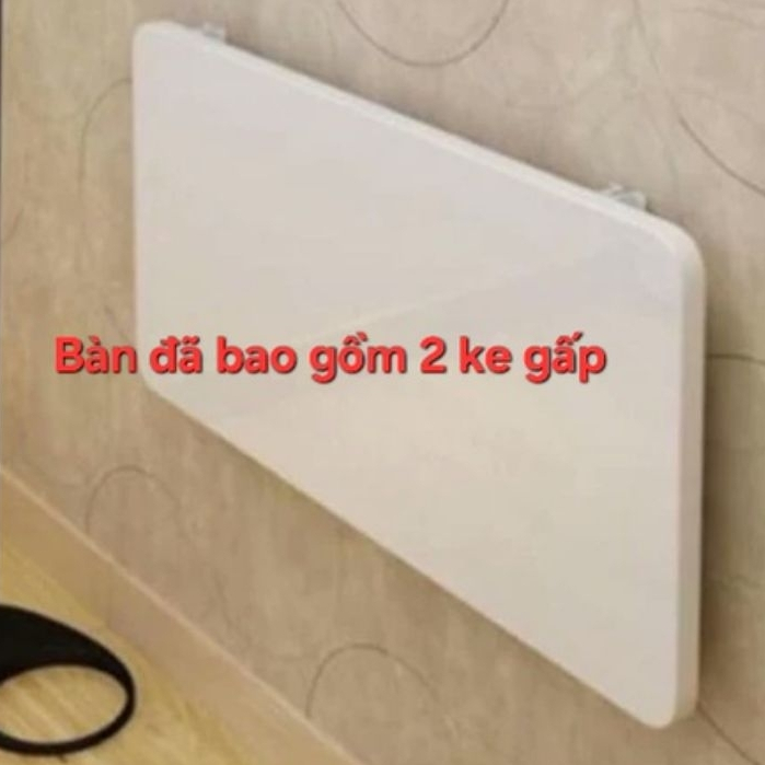 Bàn Làm Việc, Bàn Học Treo Tường Nội Thất Măng, mặt gỗ mdf nhiều kích thước, đã bao gồm 2 ke gấp gọn | BigBuy360 - bigbuy360.vn