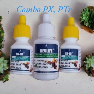 Combo 3 lọ hết tiêu chay phân xanh, phân trắng cho gà chọi và chim cảnh uv