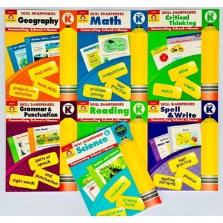 Skill sharpeners - trọn bộ 7c của nxb evan moor grade prek -k