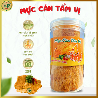 Mực cán ép tẩm gia vị siêu ngon tân lộc phát hũ 200g