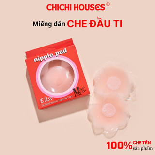 Miếng Dán Ngực, Dán Ti Nhũ Hoa Silicon Tàng Hình Cao Cấp Không Lộ Viền Siêu Dính (môt cặp) - 1222