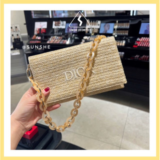 Túi cói Dior fullbox hàng gift box không kèm dây