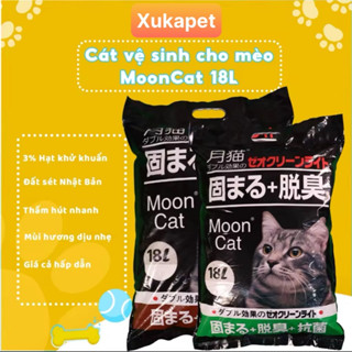 [18L] Cát vệ sinh Nhật Đen Mooncat dành cho mèo cao cấp