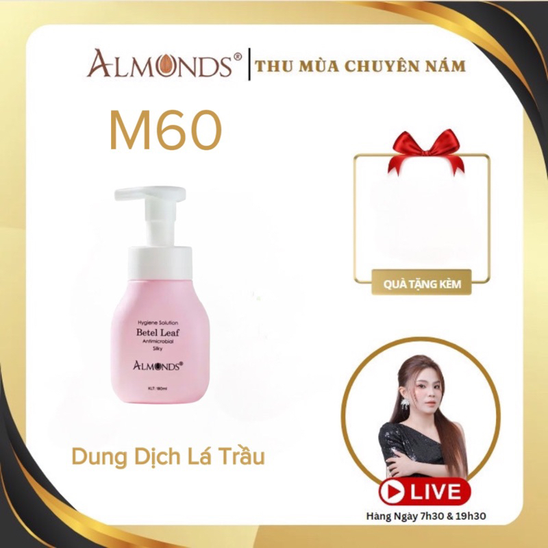 DUNG DỊCH VỆ SINH PHỤ NỮ LÁ TRẦU ALMONDS
