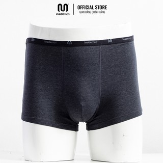[Giao màu ngẫu nhiên] Quần Lót Boxer Nam INSIDEMEN vải cotton cao cấp mềm mịn thông thoáng an toàn cho da IBX009