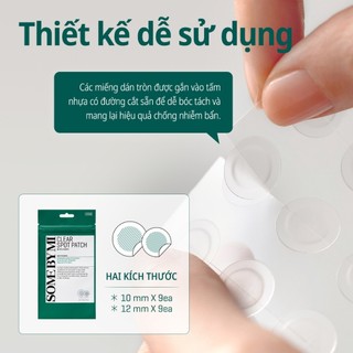 Miếng Dán Giảm Mụn Some By Mi Clear Spot Patch (Set 18 miếng)