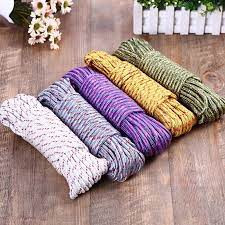 Cuộn dây dù 10 mét bọc vải siêu dai phơi đồ chằng đồ mắc võng bền chắc đa năng tiện dụng
