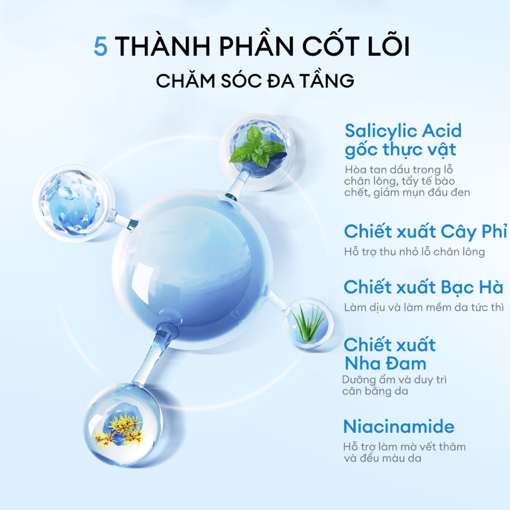 [HÀNG THANH LÝ] FOCALSKIN Toner Pad Tẩy Tế Bào Chết BHA / SALICYLIC ACID Lành Tính Kiềm Dầu Giảm Mụn | Hộp 60M | BigBuy360 - bigbuy360.vn