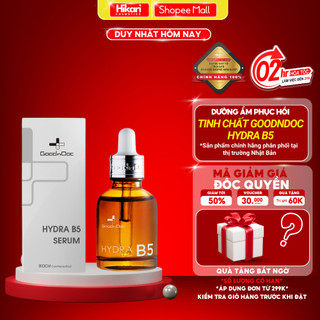 Tinh Chất Goodndoc Dưỡng Ẩm Phục Hồi Hydra B5 Serum, Dưỡng Ẩm Và Làm Sáng Da 30ml