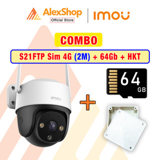 Camera imou s21ftp sim 4g + thẻ 64g + hộp kỹ thuật- camera ngoài trời