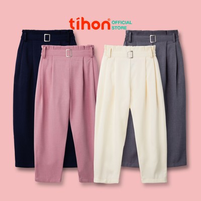Quần dài bé gái TIHON chất liệu cao cấp dáng baggy phong cách Hàn Quốc cho bé đi học QT0760124