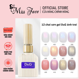 Sơn gel DG - -sơn gel ngọc trai cao cấp màu pastel - sơn gel nhũ DG 15ml sang sịn