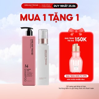 Combo dưỡng tóc aha essence 150ml và dầu gội dream trend giữ màu tóc nhuộm 500ml