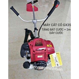 Máy cắt cỏ 4 thì chạy xăng GX35 nòng 38,5 kèm bát cước Máy cắt cỏ chạy xăng siêu khỏe siêu bền