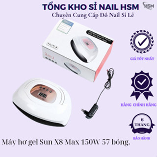 Máy Hơ Gel Sun X8 MAX - 150W, Máy Hơ Móng 57 Leds  - Phụ kiện đồ nail