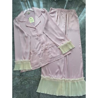 PIJAMA LỤA LATIN CAO CẤP - 2CE - FREESIZE 45-65KG