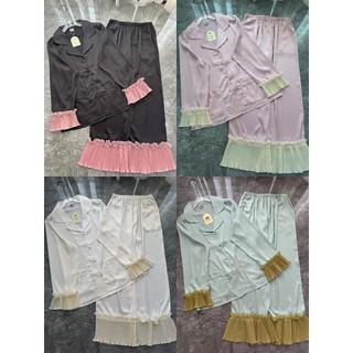 Pijama lụa latin cao cấp - 2ce - freesize 45-65kg