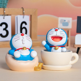 set 5 Tượng thạch cao doremon ngau nhien