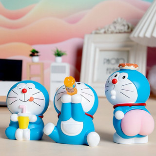 set 5 Tượng thạch cao doremon ngau nhien