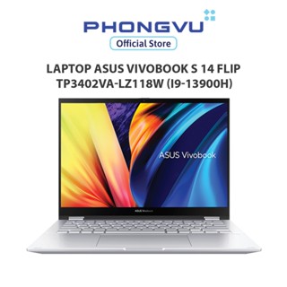 Laptop Asus Vivobook S 14 Flip TP3402VA-LZ118W (i9-13900H) (Bạc) - Bảo hành 24 tháng