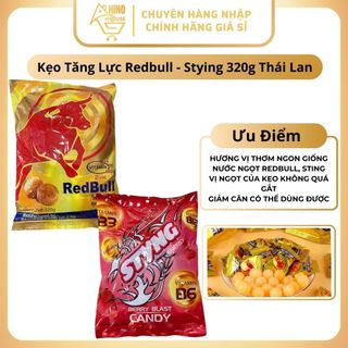 Kẹo Tăng Lực Redbull, Styng 320g Thái Lan Thơm Ngon Vị Chua Ngọt - Hinohouse