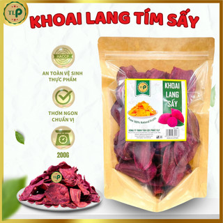 Khoai lang tím sấy khô tân lộc phát - bịch 200g
