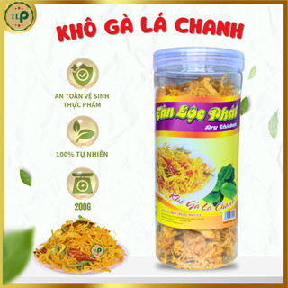 Khô gà lá chanh tân lộc phát hũ 200g
