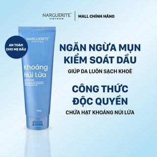 Sữa rửa mặt khoáng núi lửa Narguerite kiềm dầu ngăn ngừa mụn 120g
