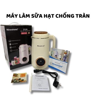 Máy làm sữa hạt Nineshield KB 113  - Máy xay nấu sữa hạt mini chống trào 1200ML. Bảo hành 12 tháng chính hãng.